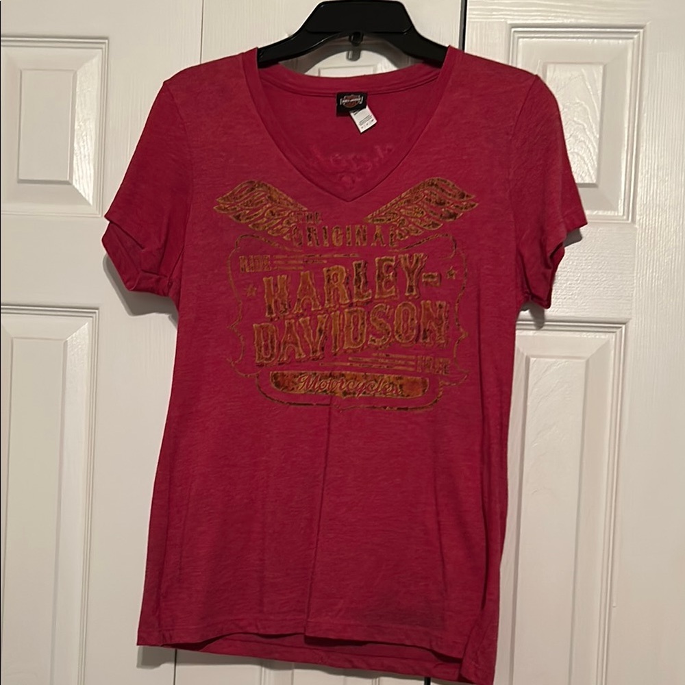 Harley-Davidson Pink Short Sleeve Tee